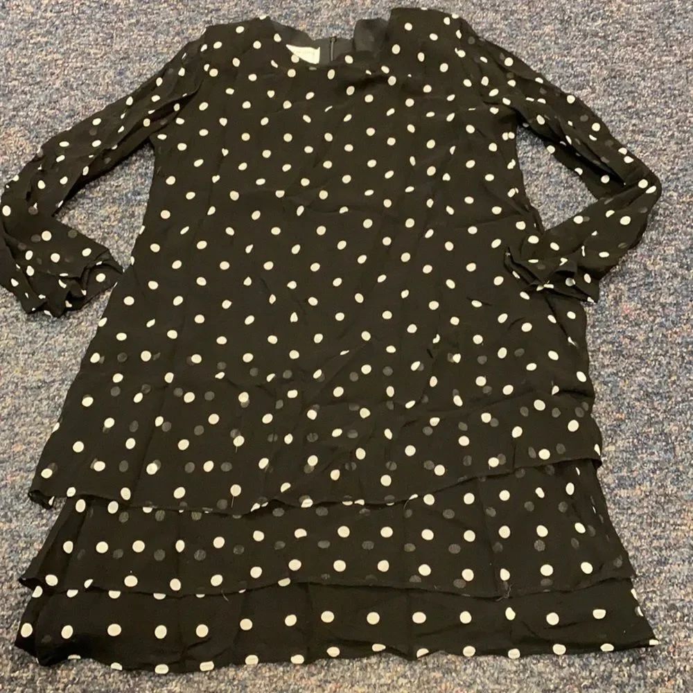 Jones New York polka dot Sheer dress sz. 8